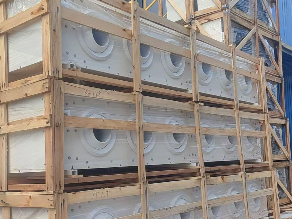 Dílenská chladicí klimatizace vnitřní jednotky (tryskový ventilátor). Dílenská chladicí klimatizace vnitřní jednotky (tryskový ventilátor).
